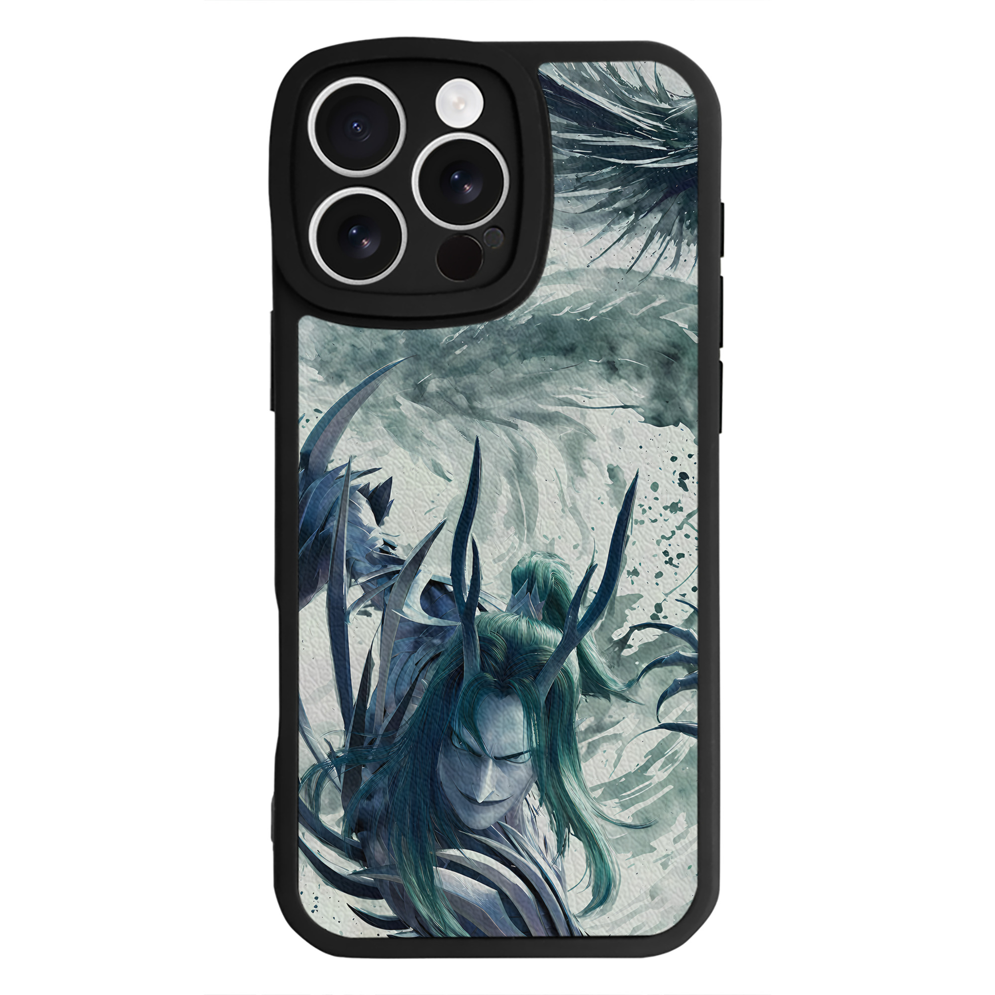 （画像用） Ne Zha 2 ナタ 魔童の大暴れ 【iPhone 16シリーズ対応】シリコンスマホケース（レザー調） 材質：シリコン